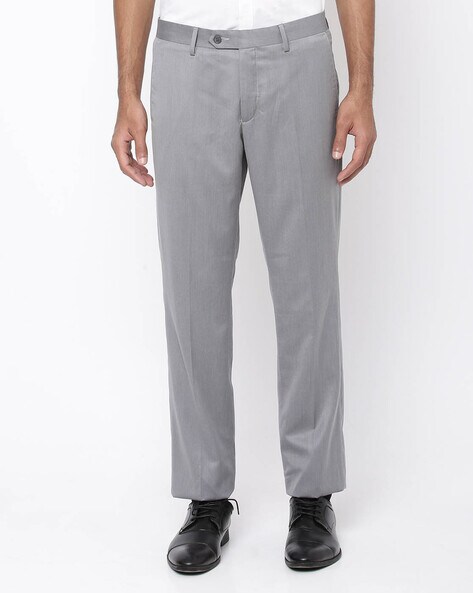 Buy Navy Trousers & Pants for Men by Arrow Newyork Online | Ajio.com