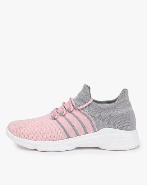 Colourblock Panelled Running Sports Shoes (Image - 1)