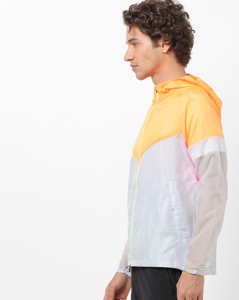 Buy Grey Orange Jackets Coats for Men by NIKE Online Ajio