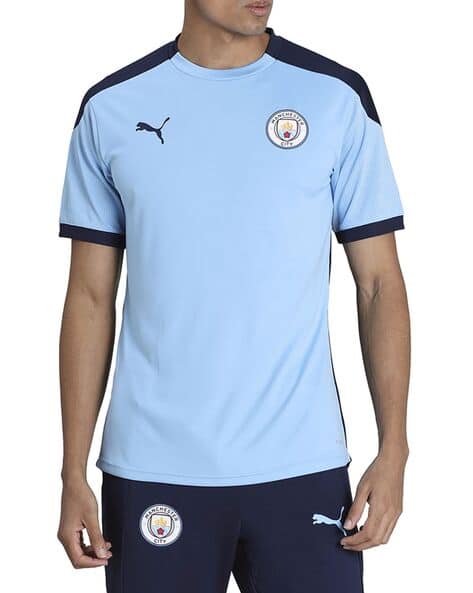 blue jersey t shirt
