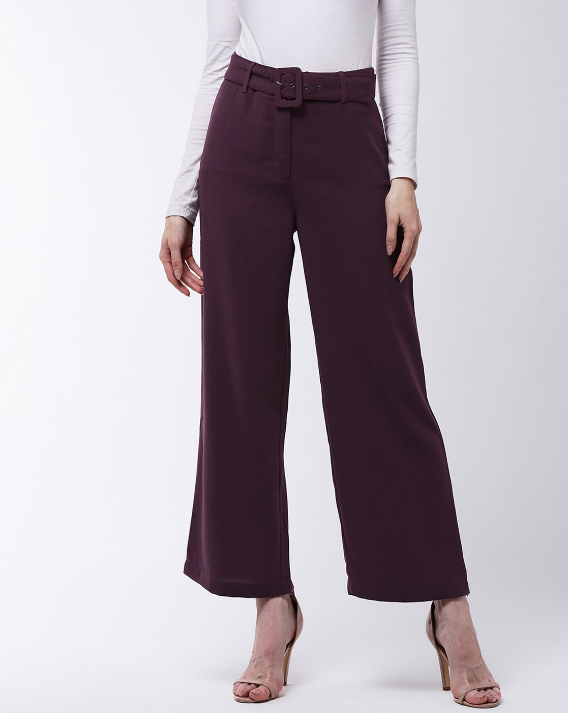 Buy Olive Trousers & Pants for Women by RIO Online | Ajio.com