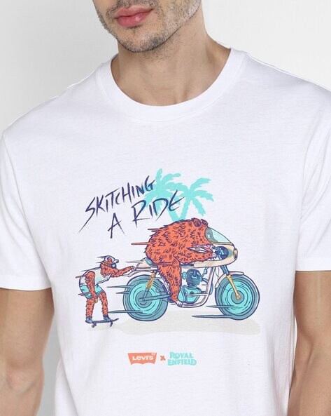 levi's royal enfield t shirt