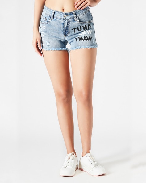 Buy Yollmart Women Sexy Cut Off Low Waist Denim Jeans Shorts Mini Hot Pants  Online at desertcartINDIA