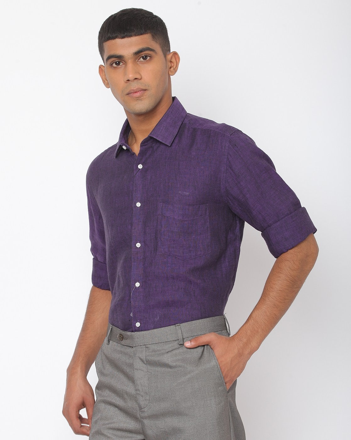 Buy Purple Shirts for Men by ONLY VIMAL 