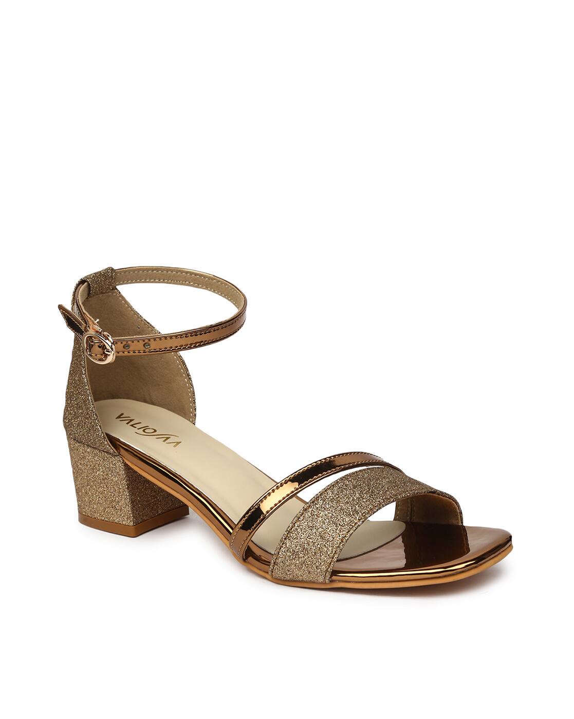 copper block heels