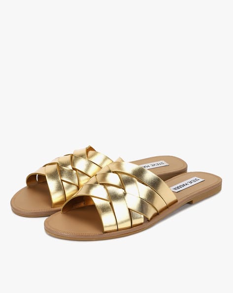 Gabriella Woven Strap Flat Sandals