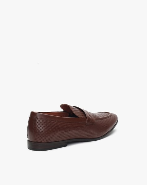 Textured Apron-Toe Slip-On Shoes (Image - 1)