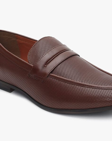 Textured Apron-Toe Slip-On Shoes (Image - 2)