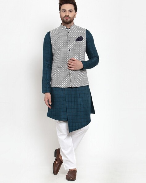 Indian Traditional Nehru Jacket for Men's Party Wear  Waistcoat-Blazer-Beatles | eBay