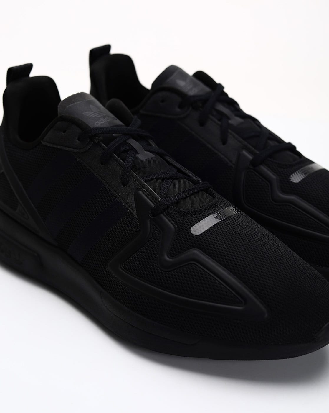 Buy Adidas Originals ZX 2K FLUX Low-Top Lace-Up Shoes | Black