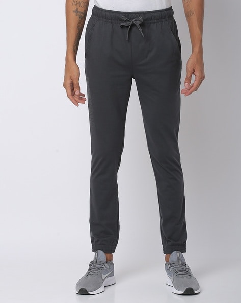 Buy Men's Super Combed Cotton Rich Slim Fit Trackpants with Side Pockets  And Zipper Media Pocket - Navy AM49 | Jockey India
