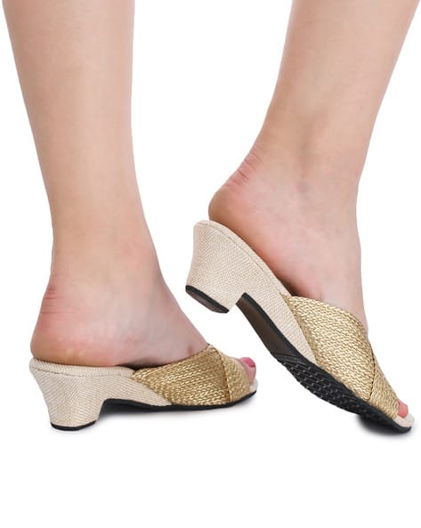 Braided Chunky Heeled Sandals (Image - 3)