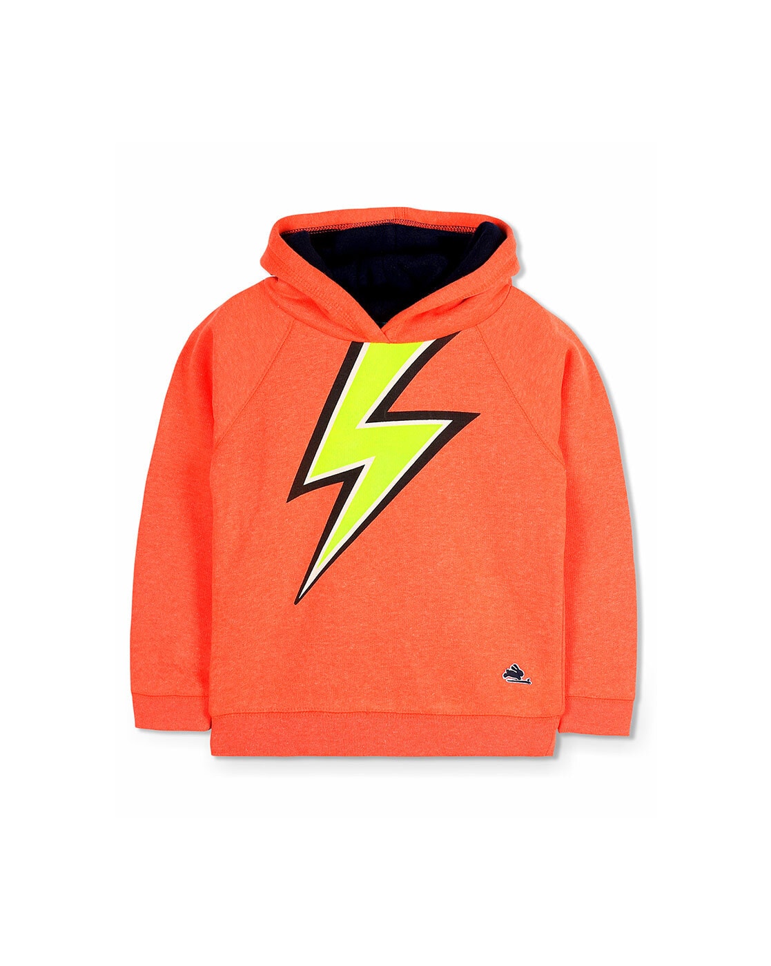 orange graphic hoodie