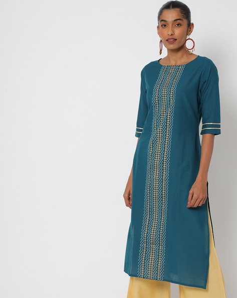 Buy Multicolour Kurtis & Tunics for Women by INDIWEAVES Online | Ajio.com