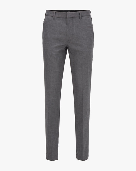 Chinos with shop zip pockets