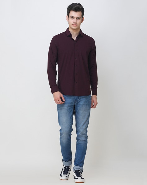 Burgundy Slacks | Burgundy pants, Men shirt style, Mens outfits