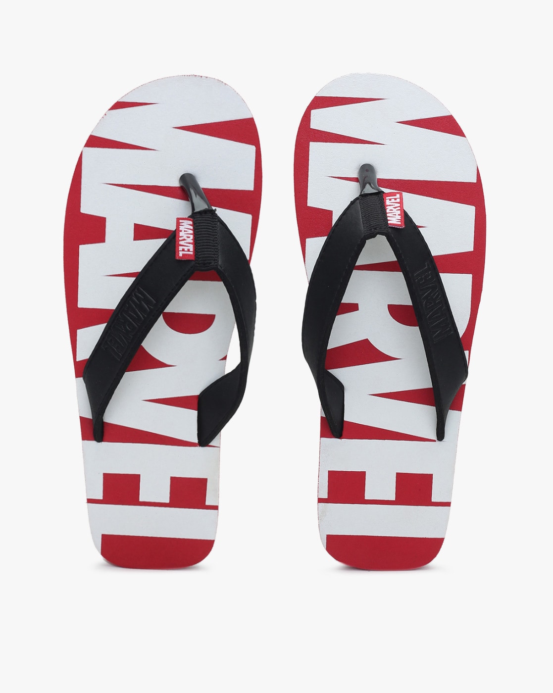 Marvel flip flops mens on sale