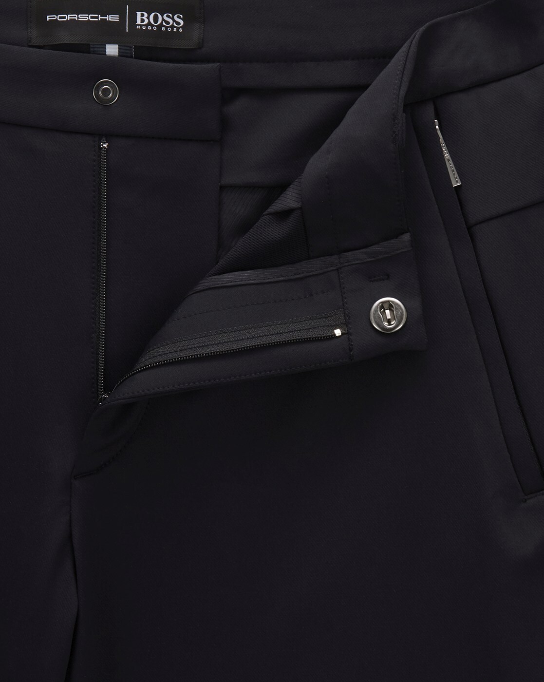 BOSS - Relaxed-fit trousers in performance-stretch wool