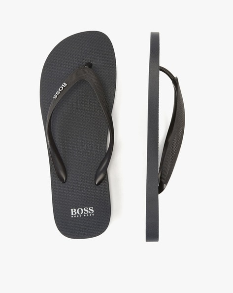 Hugo Boss Black Leather Buenos Sandals - Footwear from DesignerWear2U UK