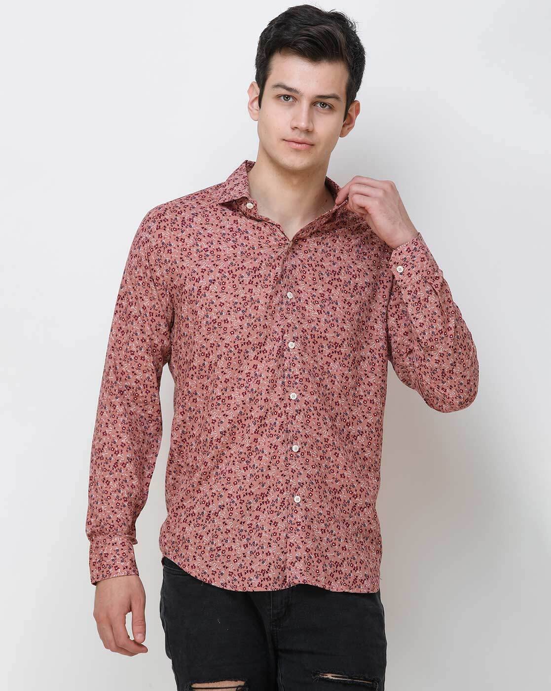 Buy Onion Pink Shirts for Men by 