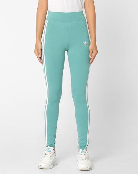 adidas Originals Adicolor Leggings - Dark Green | littlewoods.com