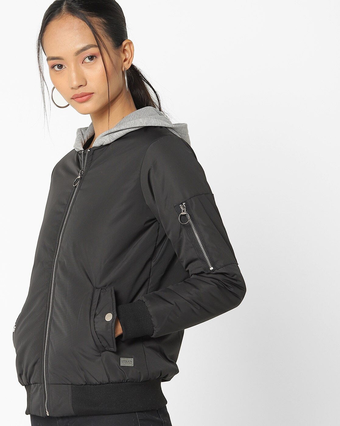 campus sutra black jacket