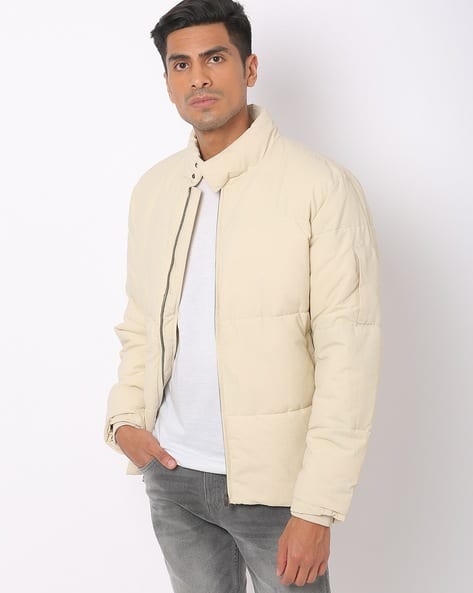 cream jacket for men
