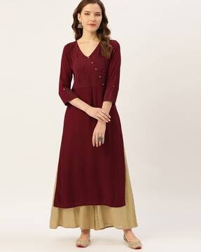 long straight kurta