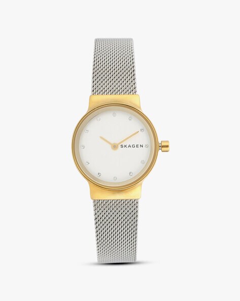 Skagen Women's 355SGSC Two-Tone Mesh Watch, (skagen watch, watches,  two-tone, stainless steel, skagen, mesh, water resis… | Skagen women, Mesh  watch, Womens watches
