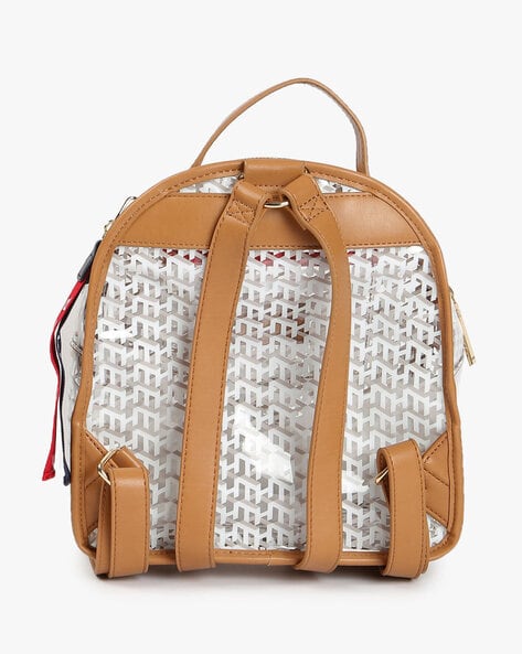 Clear tommy hilfiger backpack hot sale