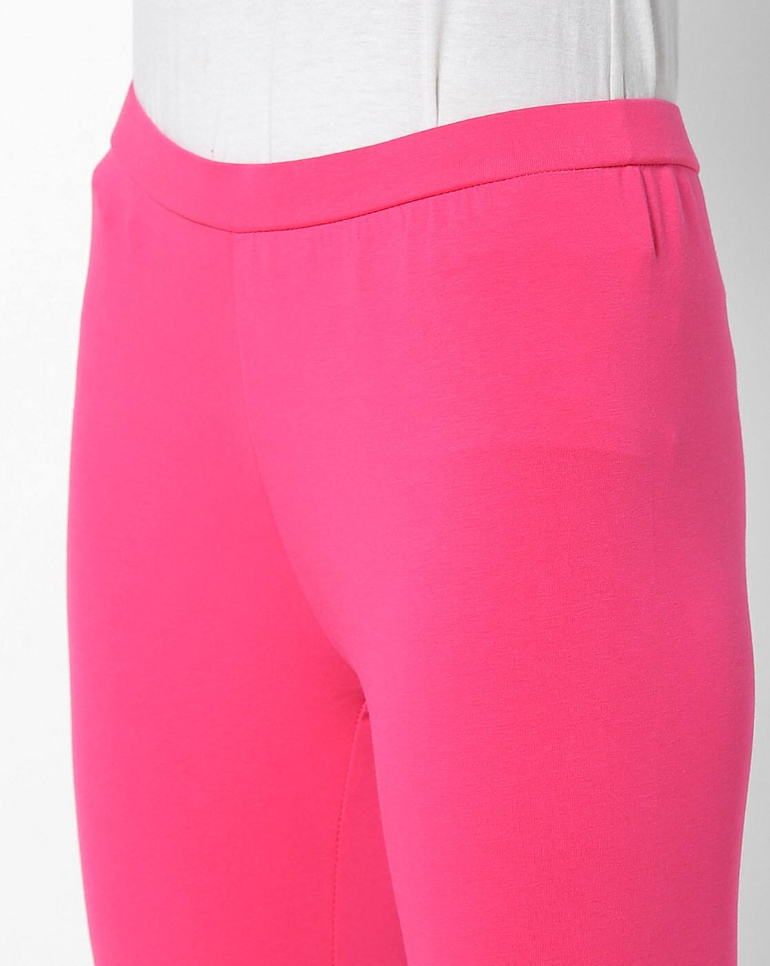 Buy Pink Leggings for Women by W Online
