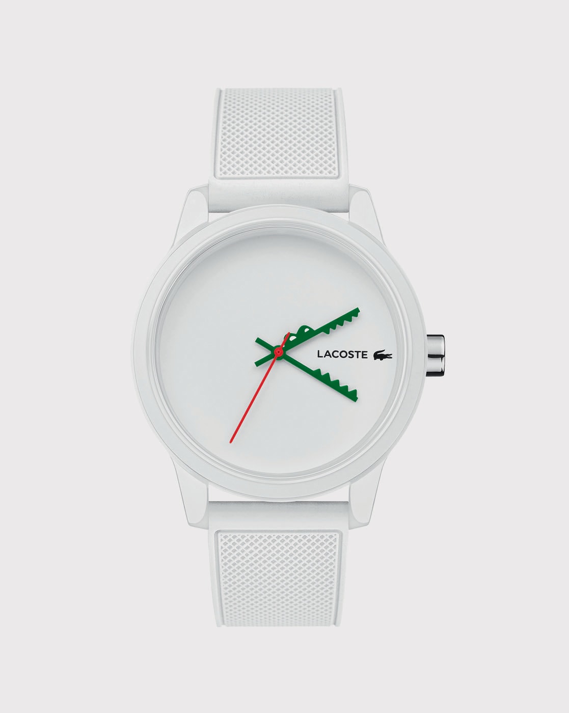 lacoste watch silicone strap