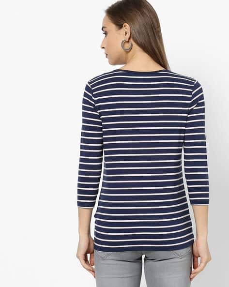 Striped Round-Neck T-shirt (Image - 2)