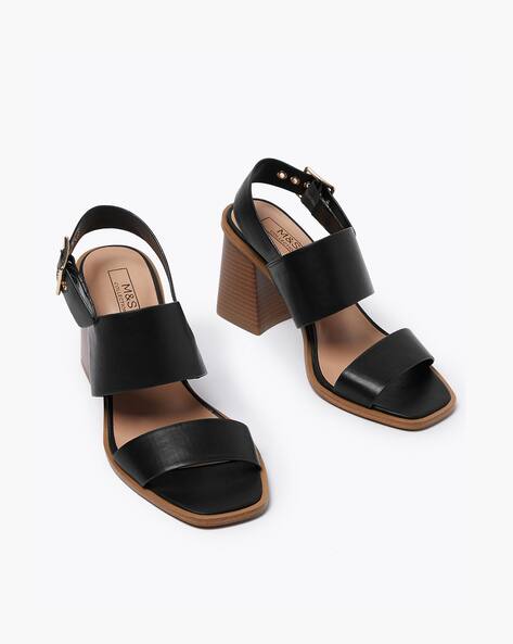 marks and spencer heeled sandals