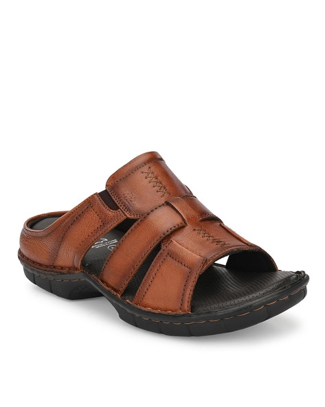 Buy Tan Sandals for Men by Hitz Online | Ajio.com