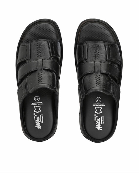 Buy Black Sandals for Men by Hitz Online | Ajio.com