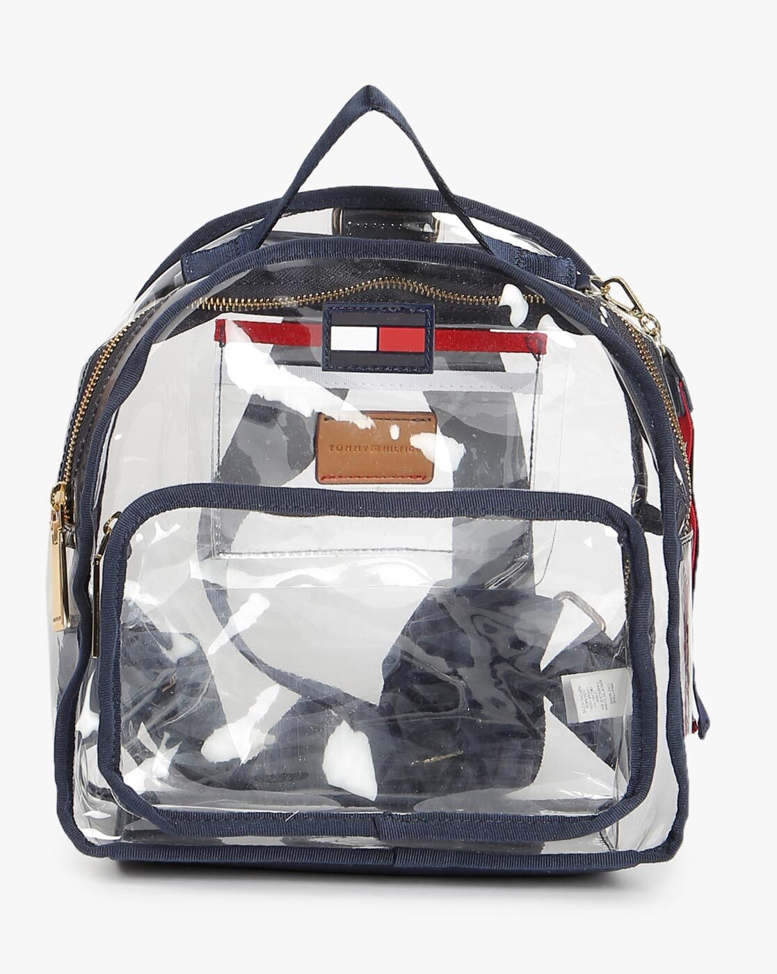 tommy hilfiger clear backpack