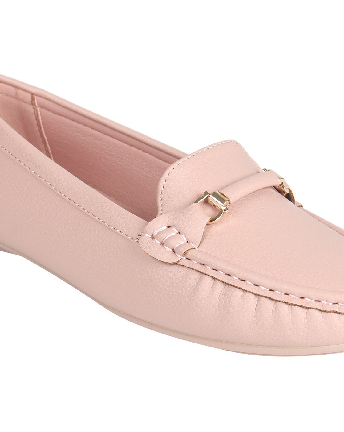 pink penny loafers