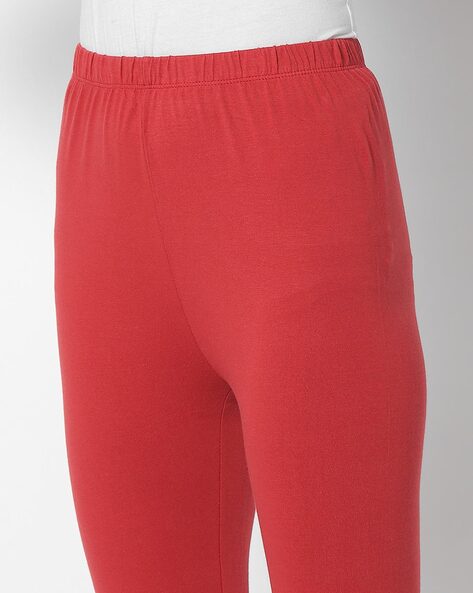 Buy Red Leggings for Women by AURELIA Online