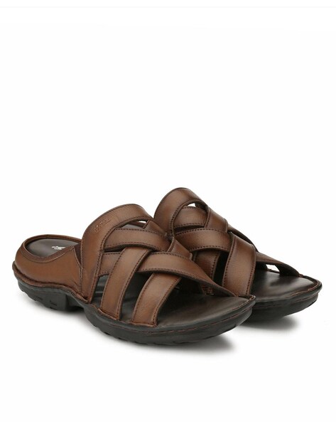 Buy Black Sandals for Men by Hitz Online Ajio