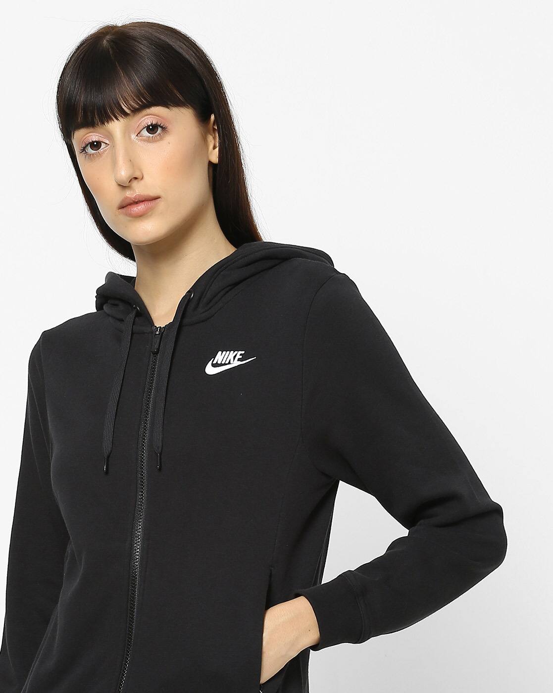 nike zip front hoodie women's