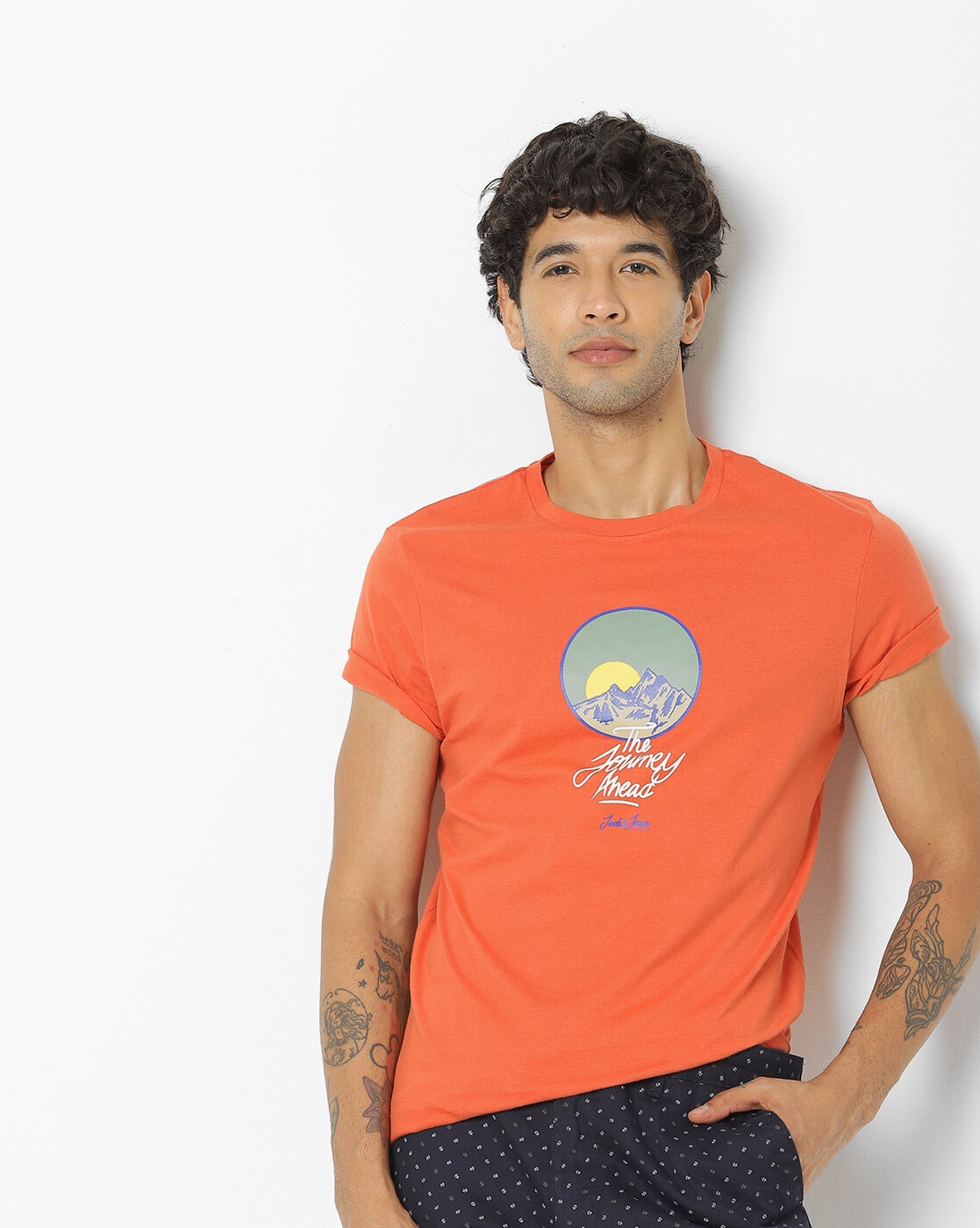 orange t shirt online shopping