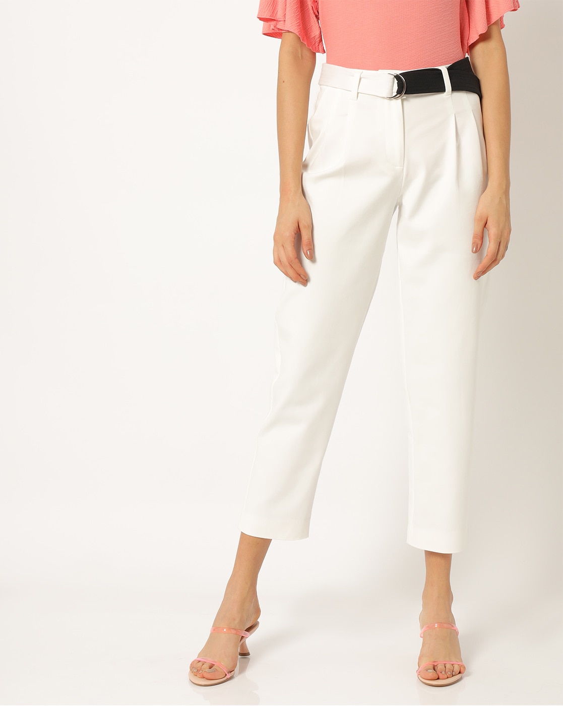 Buy Vero Moda White Printed Pants for Women Online  Tata CLiQ