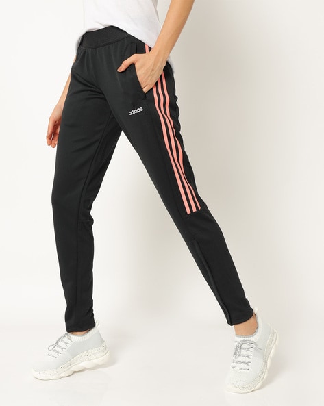 Adidas Women Slim Black Track Pants - Buy Adidas Women Slim Black Track  Pants online in India