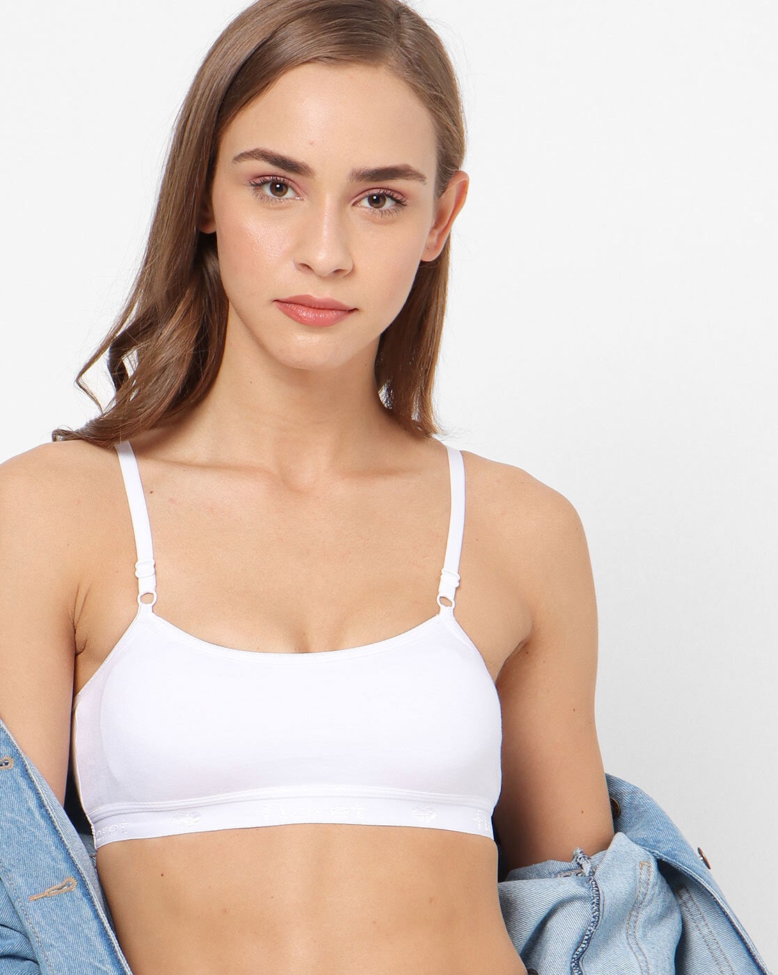 Non-Padded Non-Wired Sports Bra with Adjustable Straps