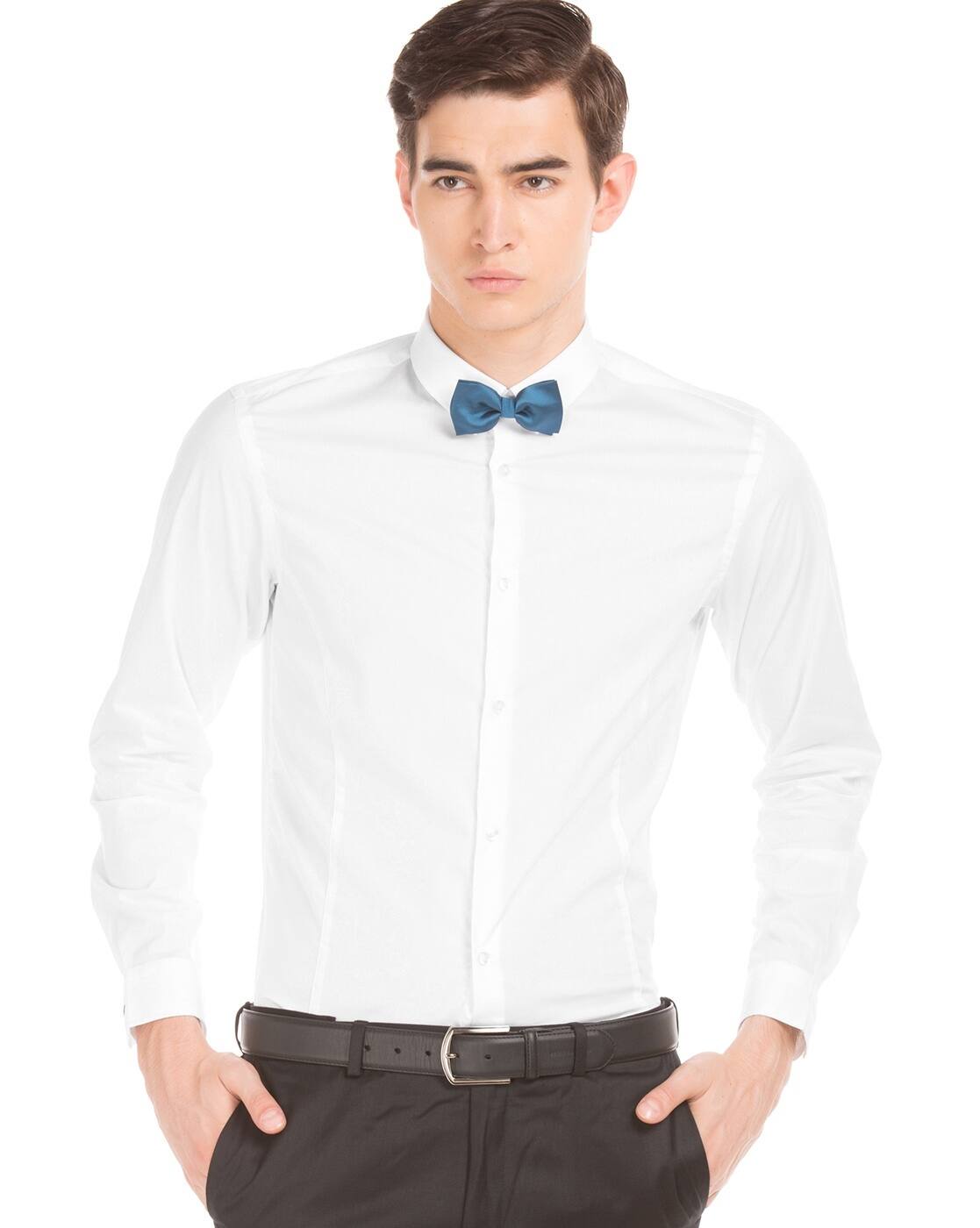 skinny fit white shirt