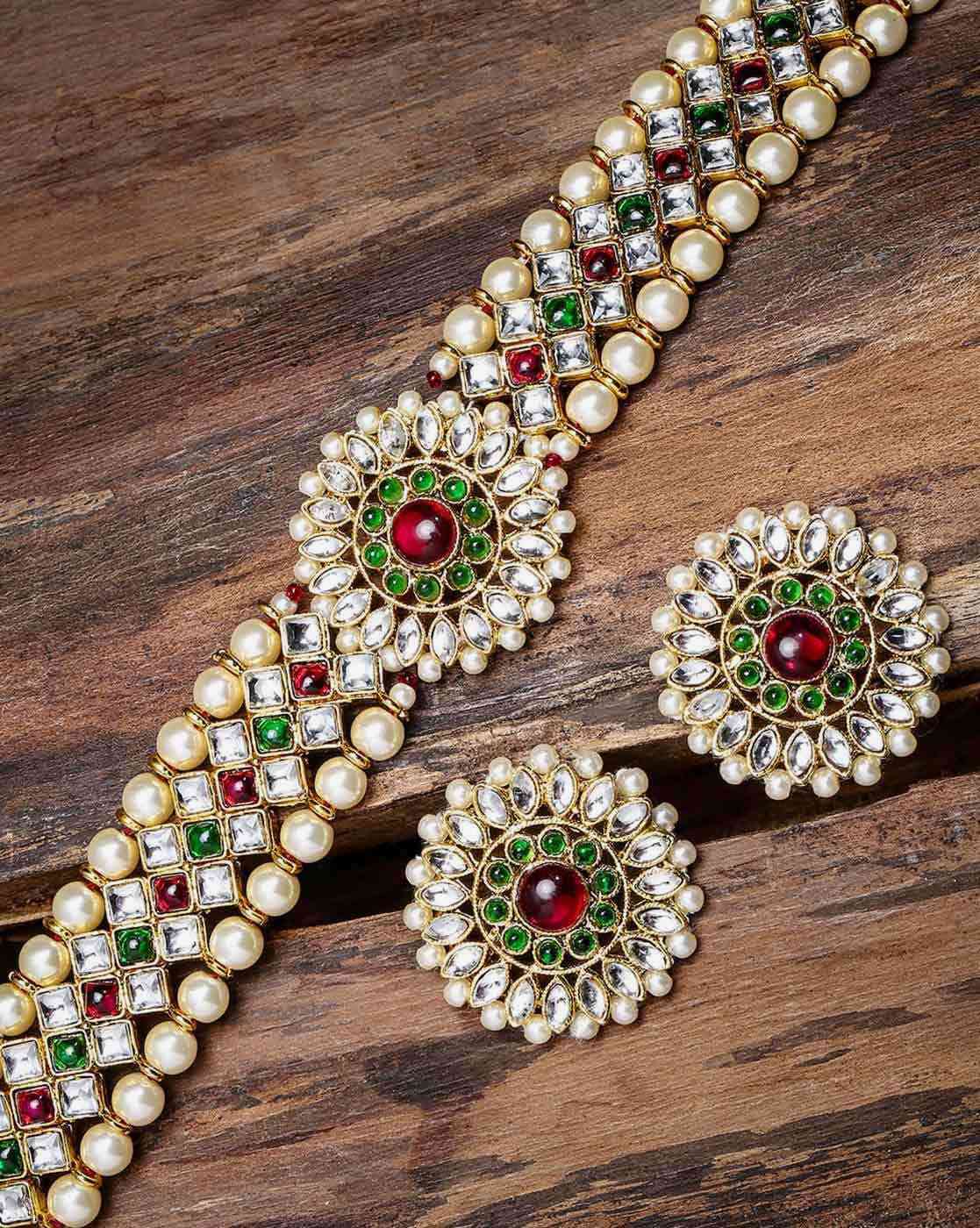 Buy Gold-Toned FashionJewellerySets for 