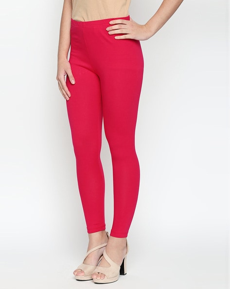 Buy Pink Leggings for Women by Rangmanch by Pantaloons Online
