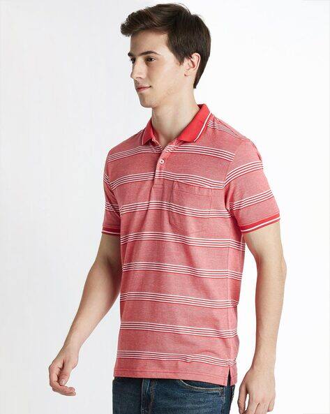 Buy Coral Red Tshirts for Men by 