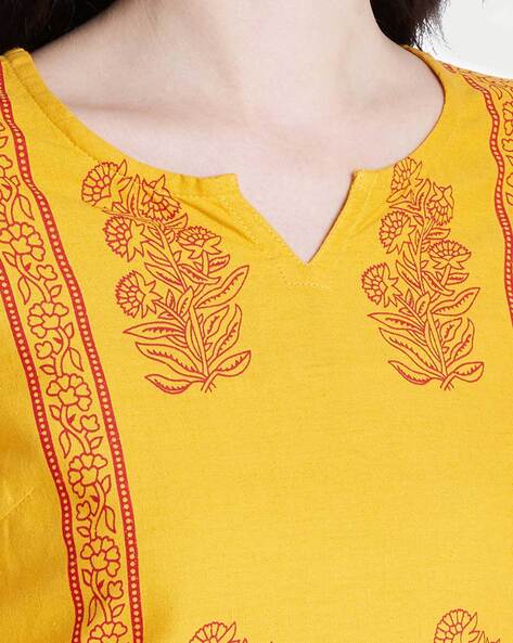 Buy Yellow Kurtas for Women by Rangmanch by Pantaloons Online